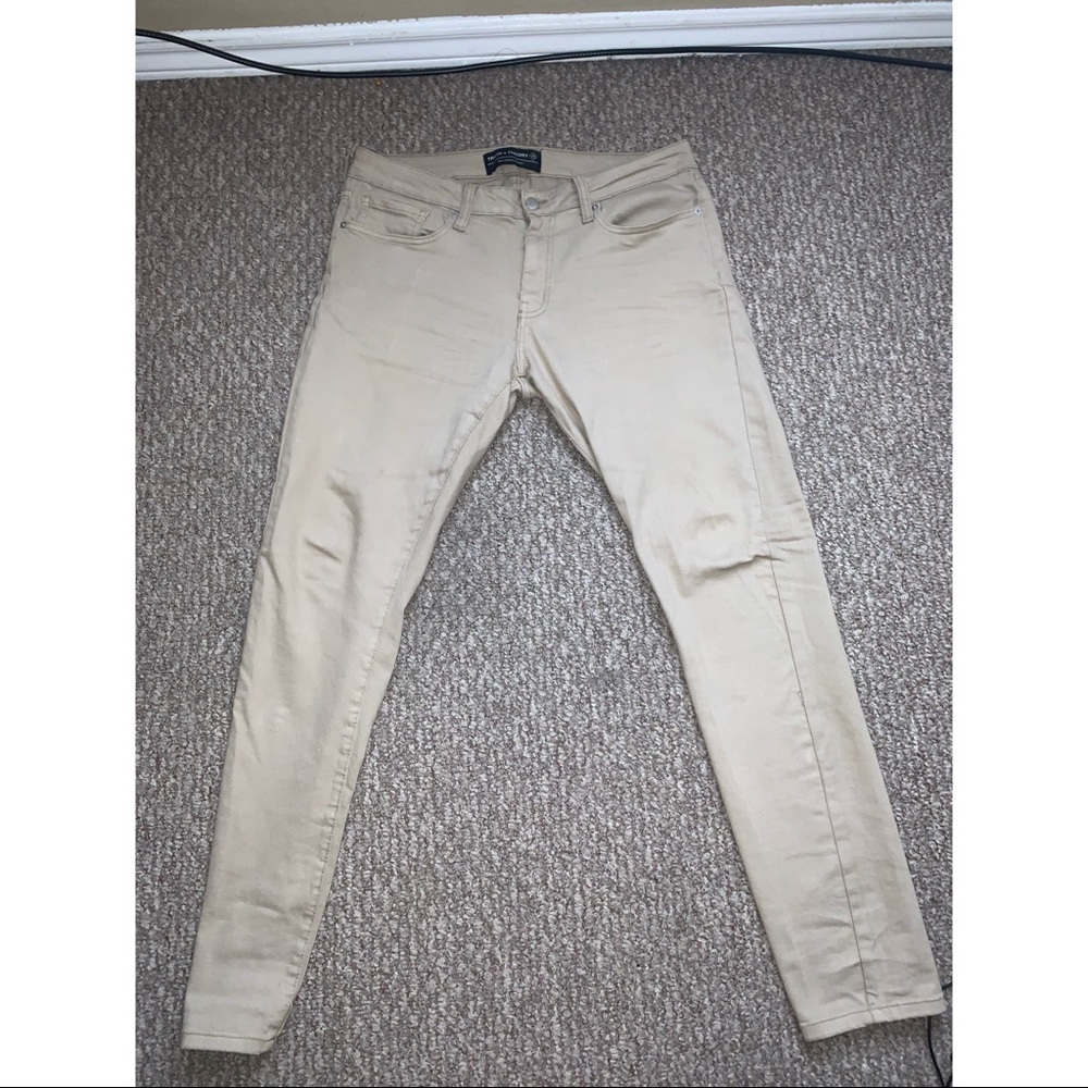 Truth + Theory Kaki Skinny Pants (32x32)
